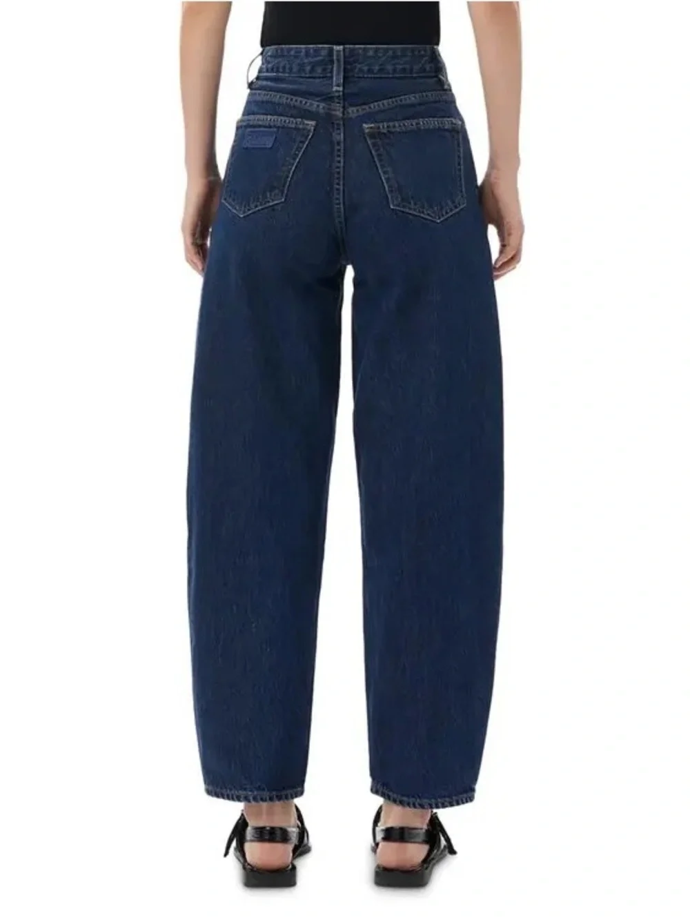 GANNI Stary Barrel Dark Blue Jeans 29 NWOT